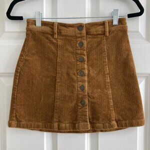 Forever 21 Brown Corduroy Skirt